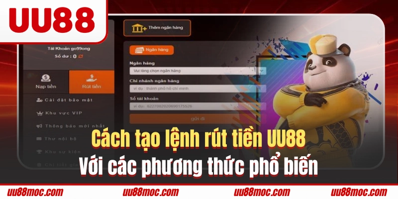 Quy trình đổi thưởng tại UU88